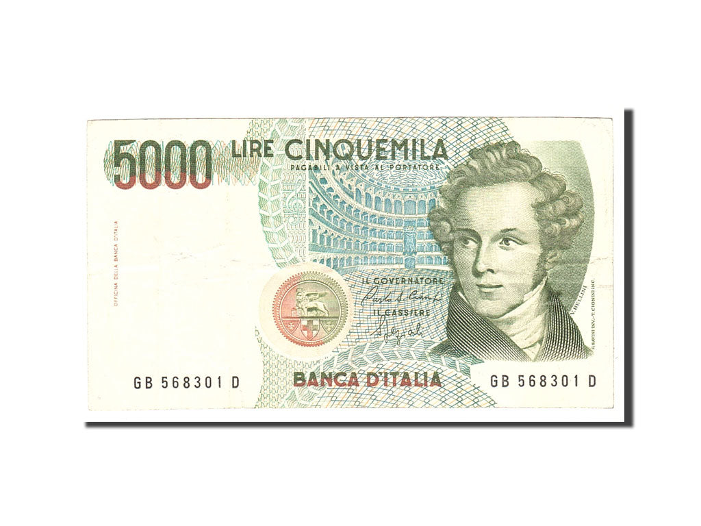 Banknote, Italy, 5000 Lire, 1985, 1985-01-04, KM:111b, EF(40-45)