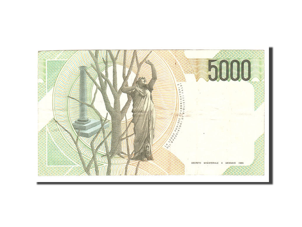 Banknote, Italy, 5000 Lire, 1985, 1985-01-04, KM:111b, EF(40-45)