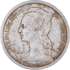 Moneda, Comoras, 2 Francs, 1964, Paris, BC+, Aluminio, KM:5