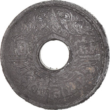 Coin, Thailand, 10 Satang, 1945, VF(30-35), Étain