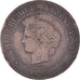 Moneta, Francja, Cérès, 5 Centimes, 1896, Paris, EF(40-45), Brązowy