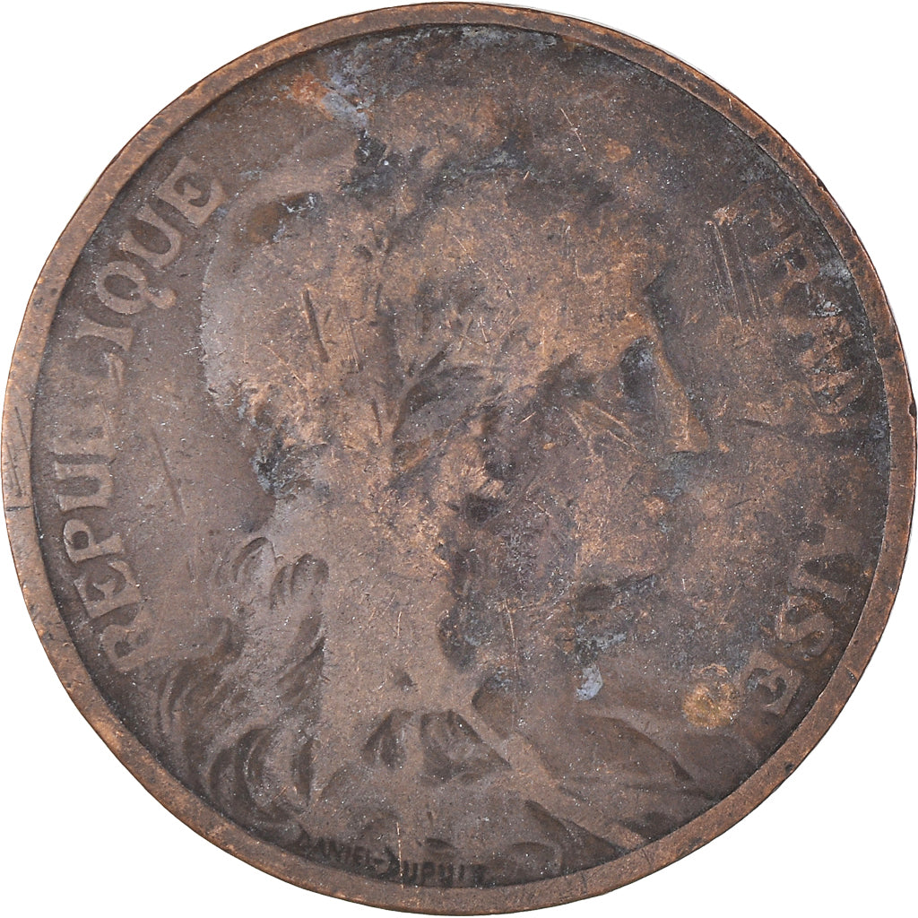 Coin, France, Dupuis, 5 Centimes, 1902, Paris, F(12-15), Bronze, KM:842