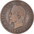 Moeda, França, Napoléon III, 10 Centimes, 1864, Strasbourg, F(12-15), Bronze