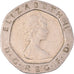 Moneda, Gran Bretaña, Elizabeth II, 20 Pence, 1982, BU, MBC, Cobre - níquel
