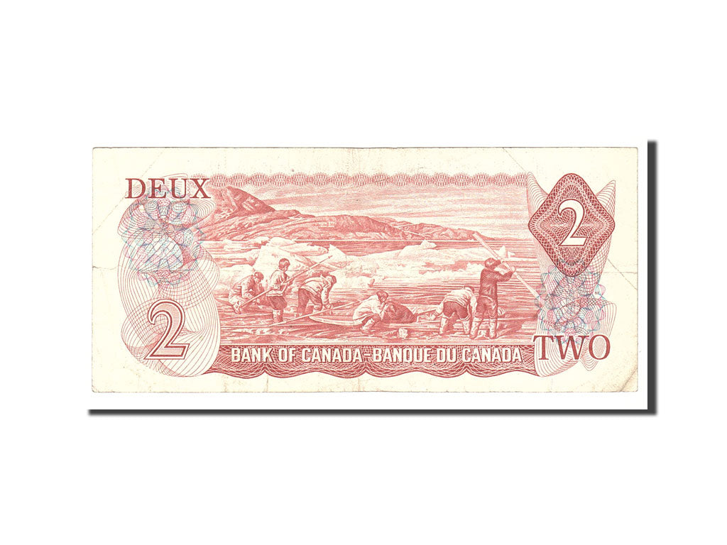 Canada, 2 Dollars, 1974, KM:86a, Undated, EF(40-45)