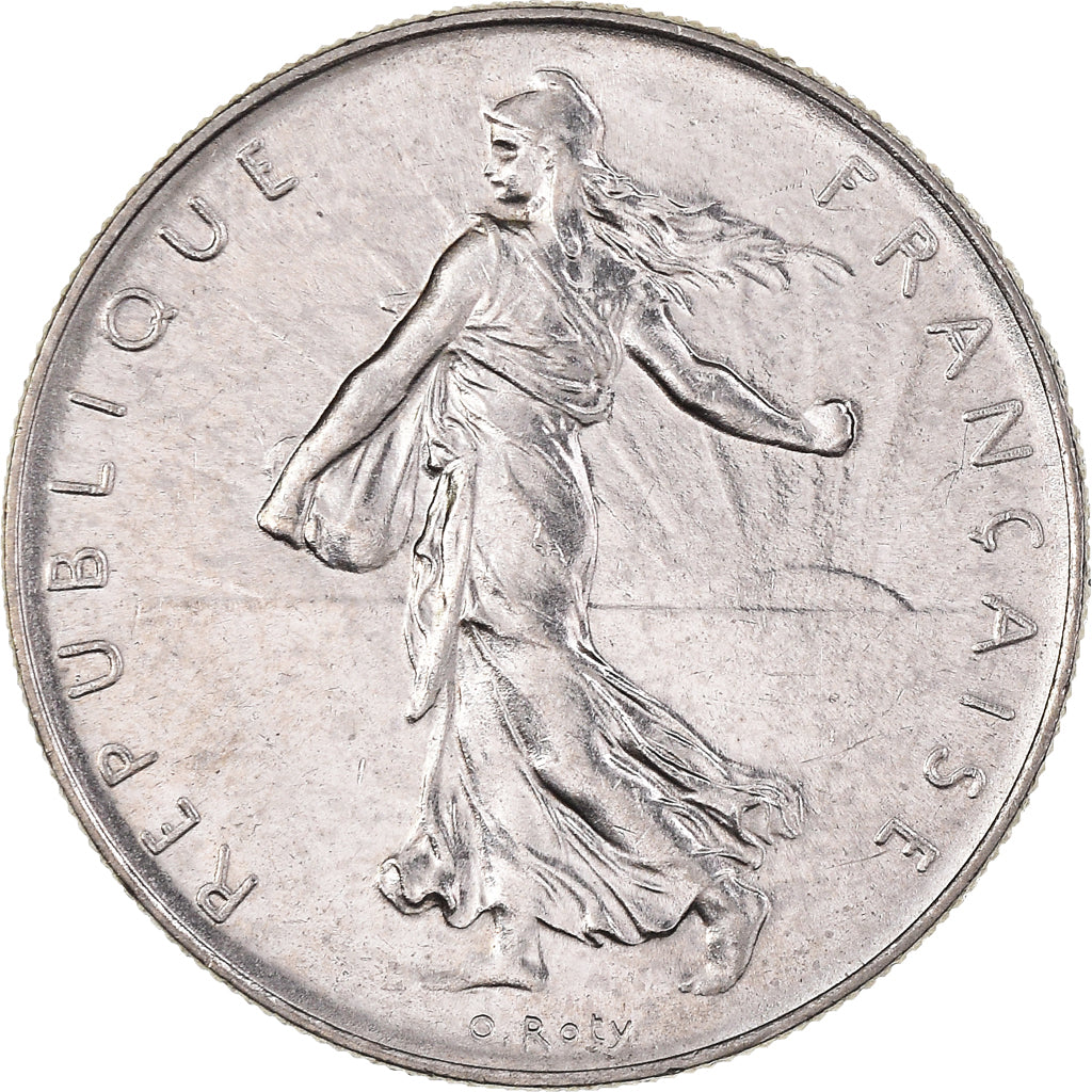 Moneta, Francja, Semeuse, Franc, 1969, Paris, 1 Franc, AU(50-53), Nikiel