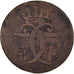 Moneta, Danimarca, Christian VII, Skilling, 1771, Copenhagen, MB, Rame, KM:616.1