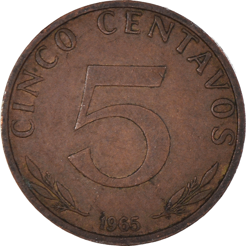 Coin, Bolivia, 5 Centavos, 1965, EF(40-45), Copper Clad Steel, KM:187