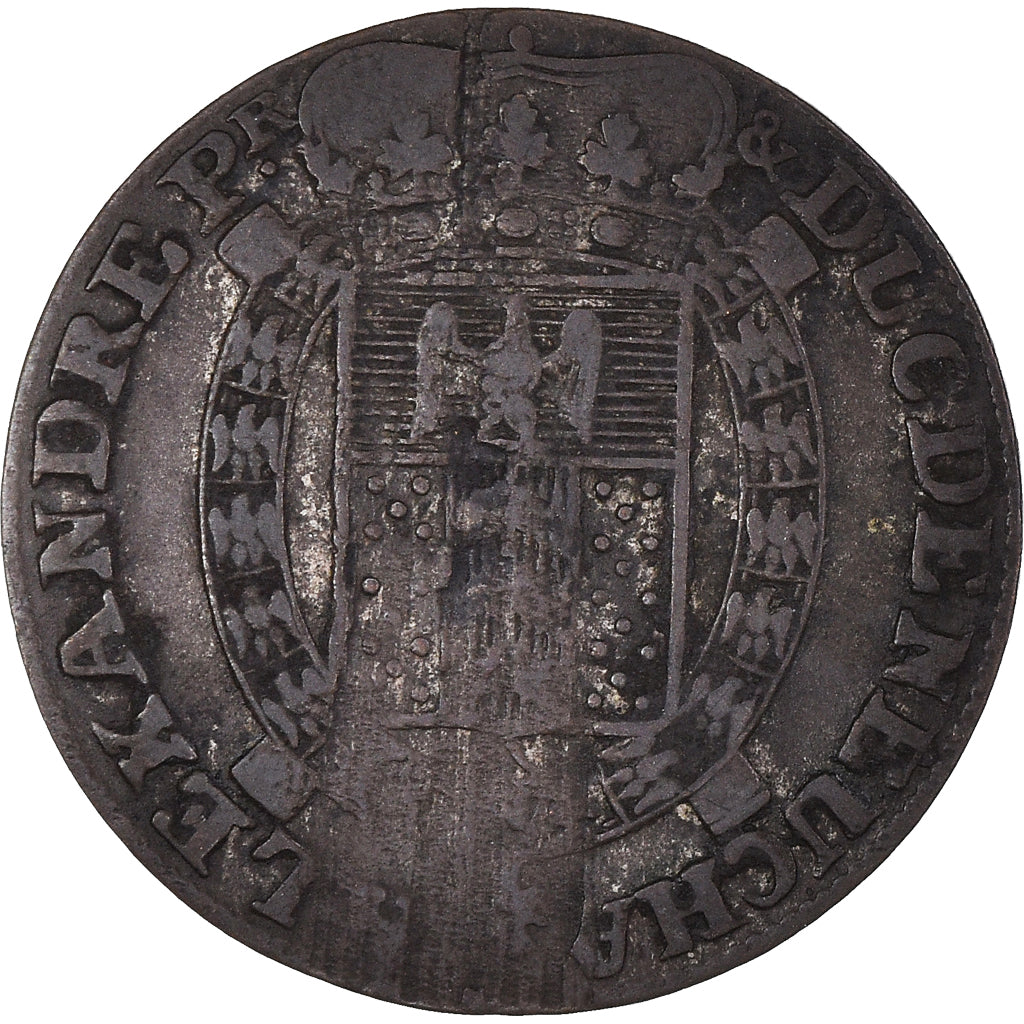 Coin, SWISS CANTONS, NEUCHATEL, 1/2 Batzen, 1807, Bern, VF(20-25), Billon, KM:67