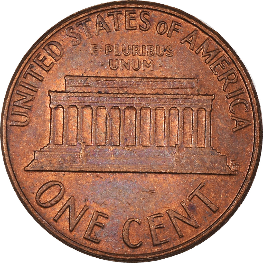 Monnaie, États-Unis, Lincoln Cent, Cent, 1975, Philadelphie, TTB, Laiton