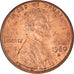 Moneda, Estados Unidos, Lincoln Cent, Cent, 1980, U.S. Mint, Denver, FDC, MBC