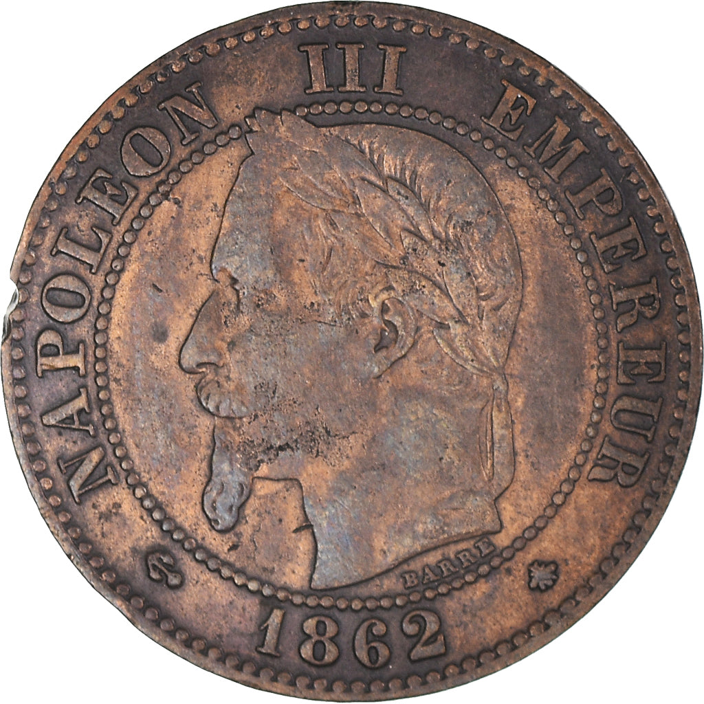 Münze, Frankreich, Napoleon III, Napoléon III, 2 Centimes, 1862, Paris, S+