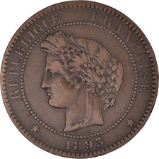 Coin, France, Cérès, 10 Centimes, 1893, Paris, VF(30-35), Bronze, KM:815.1