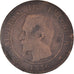 Munten, Frankrijk, Napoleon III, 10 Centimes, 1856, Paris, ZG+, Bronzen