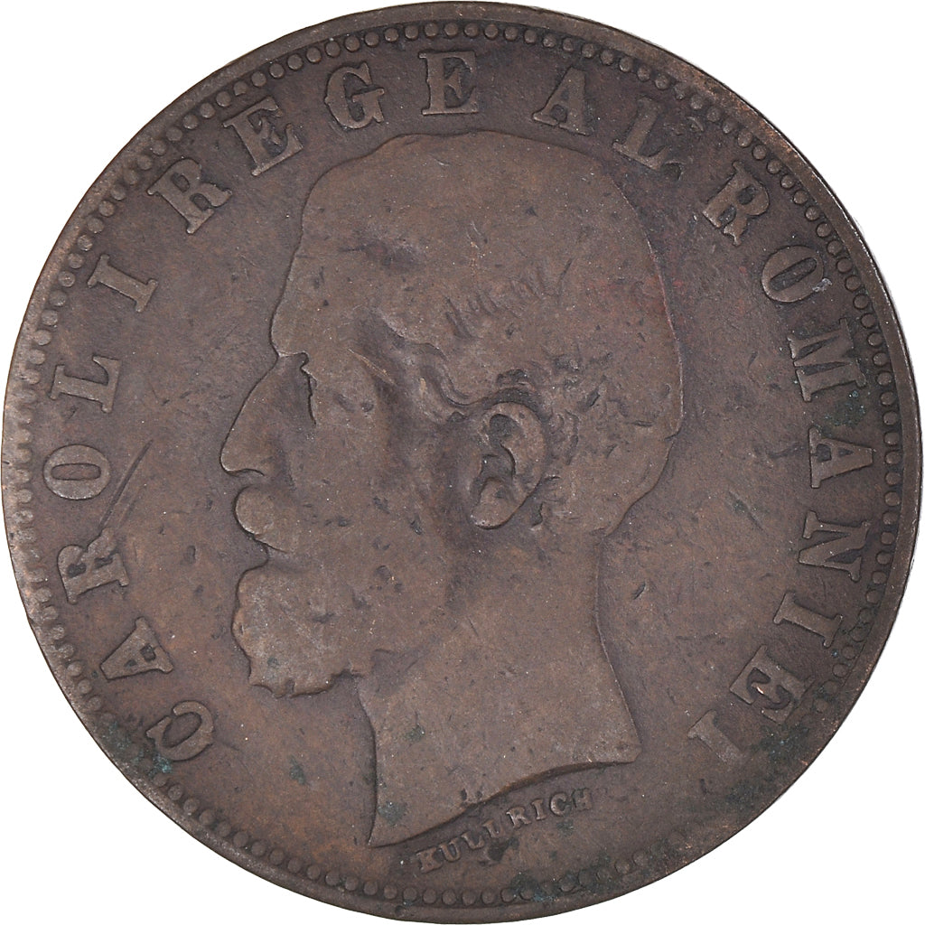 Coin, Romania, Carol I, 5 Bani, 1882, VF(20-25), Copper, KM:19