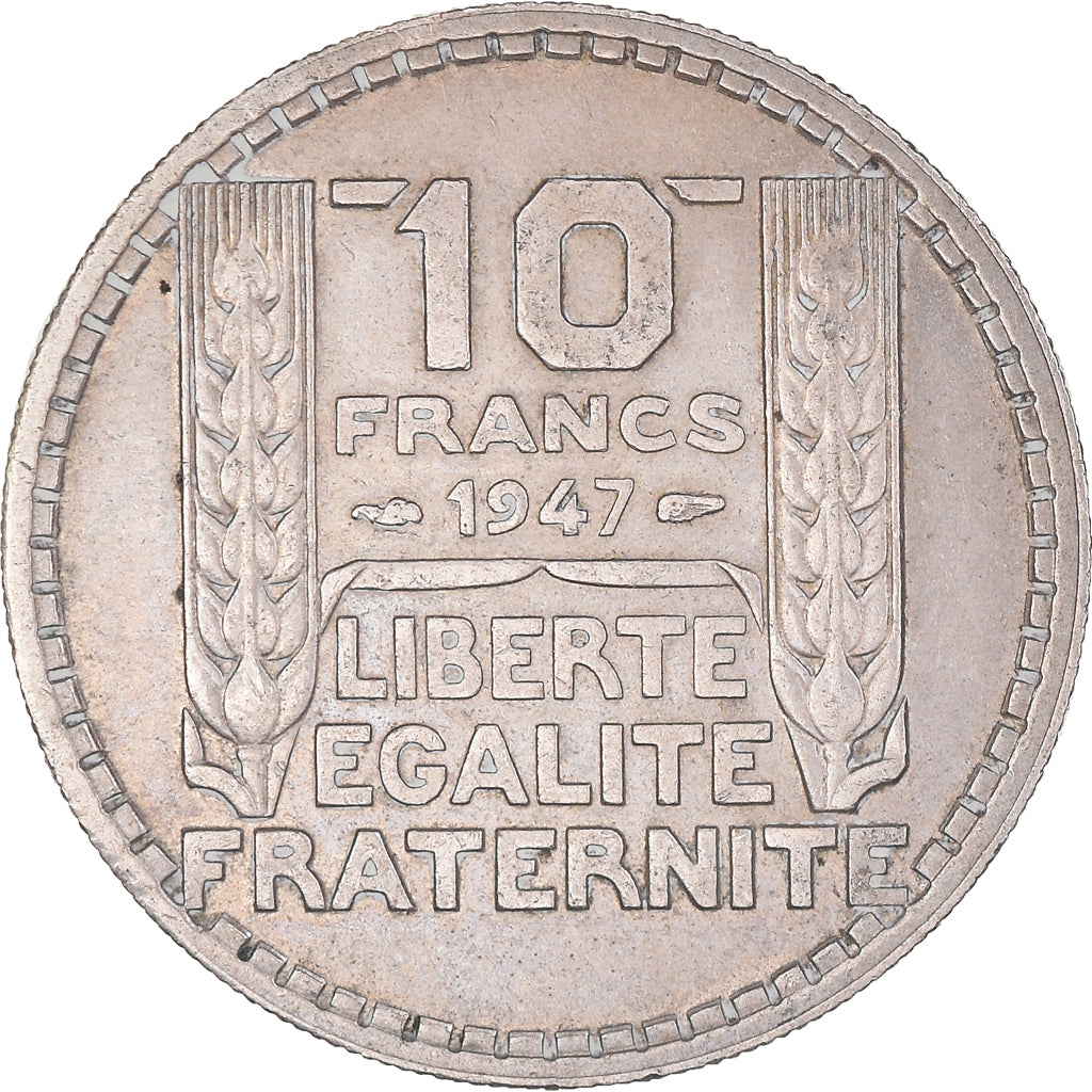 Munten, Frankrijk, Turin, 10 Francs, 1947, ZF+, Cupro-nikkel, KM:908.1