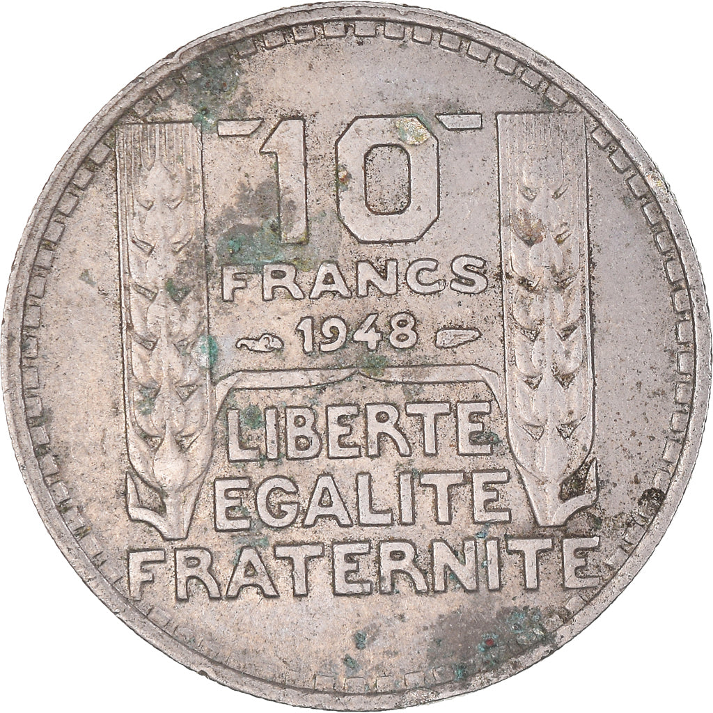 Münze, Frankreich, Turin, 10 Francs, 1948, Paris, S, Kupfer-Nickel, KM:909.1