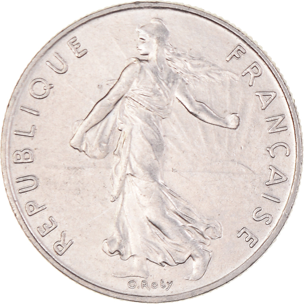 Moneta, Francia, Semeuse, 1/2 Franc, 1984, Paris, FDC, BB+, Nichel, KM:931.1