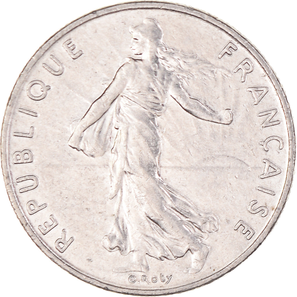 Monnaie, France, Semeuse, 1/2 Franc, 1996, TTB, Nickel, Gadoury:429, KM:931.2