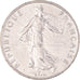 Münze, Frankreich, Semeuse, 1/2 Franc, 1996, SS, Nickel, KM:931.2, Gadoury:429