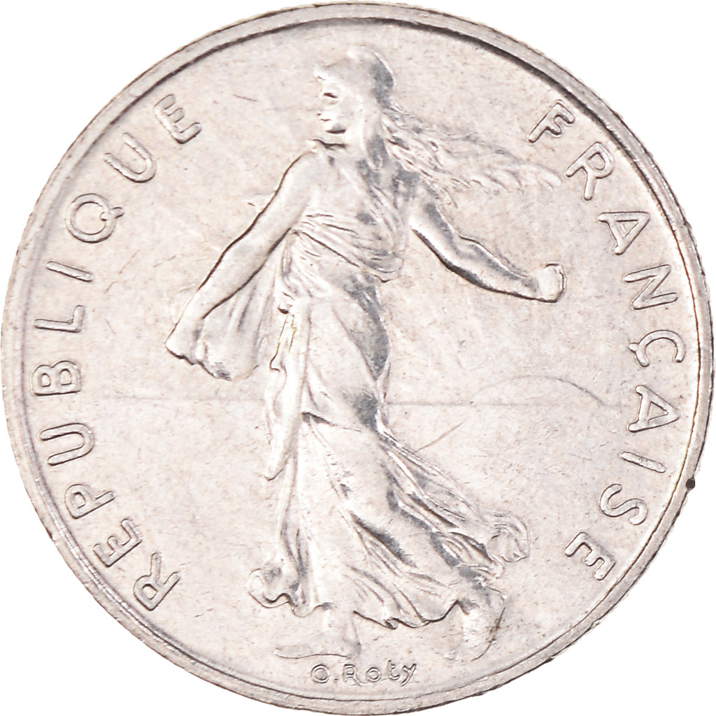 Moneta, Francia, Semeuse, 1/2 Franc, 1997, Paris, BB+, Nichel, KM:931.1