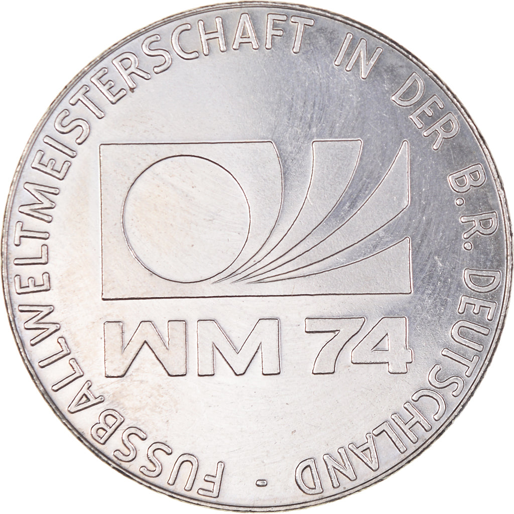 Germany, Token, 1974, FIFA World Cup 1974 - Germany vs. Hungary, MS(63), Nickel