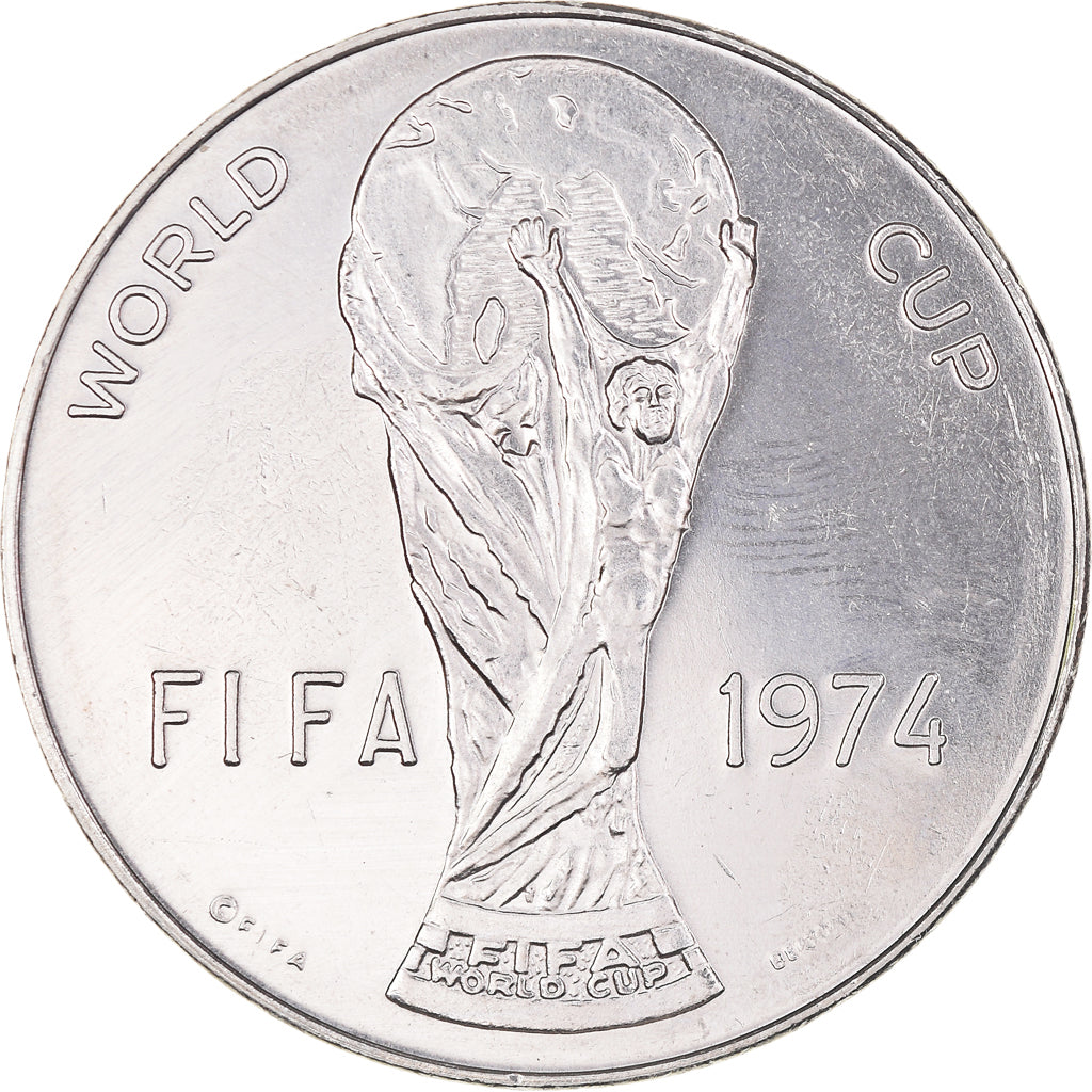 Germany, Token, 1974, Football, FIFA World Cup, 1974, MS(63), Nickel