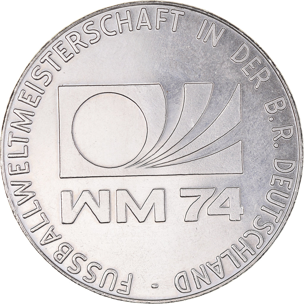 Alemanha, Token, 1974, Football, FIFA World Cup, 1974, MS(63), Níquel