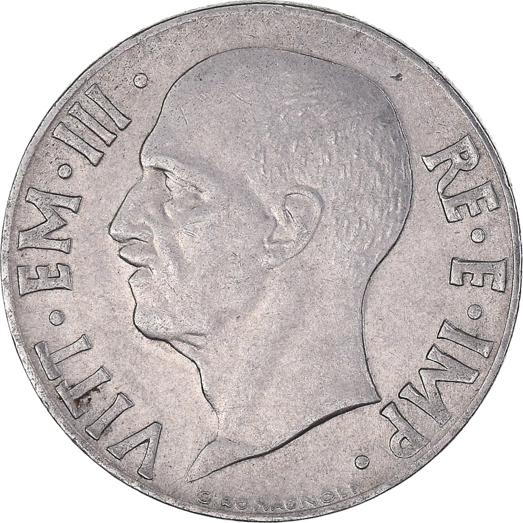 Moeda, Itália, Vittorio Emanuele III, 20 Centesimi, 1941, Rome, VF(30-35), Aço