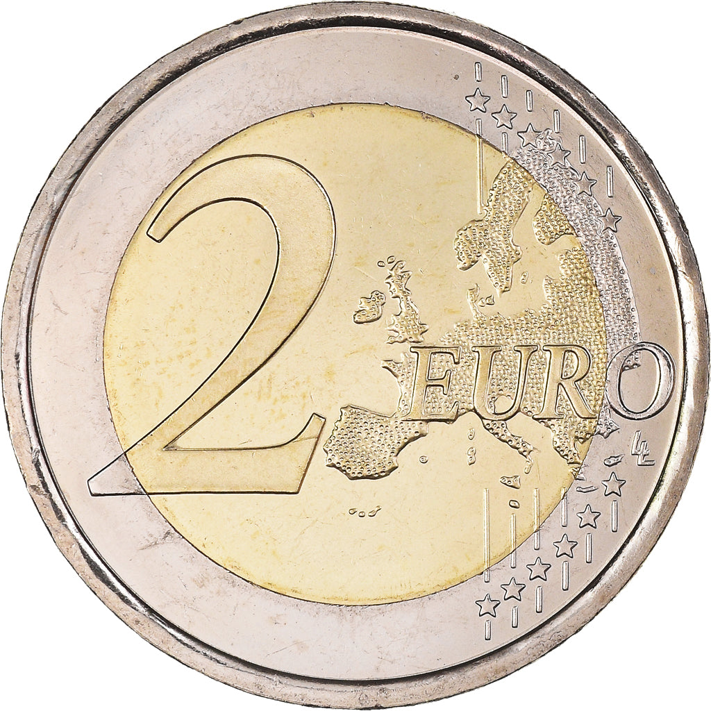 Spain, 2 Euro, 2010, Madrid, MS(65-70), Bi-Metallic, KM:1151