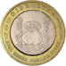 Gibraltar, Fantasy euro patterns, Euro, 2004, MS(63), Bi-Metallic