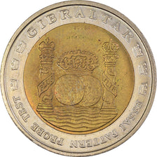 Gibraltar, Fantasy euro patterns, 2 Euro, 2004, TTB, Bimétallique