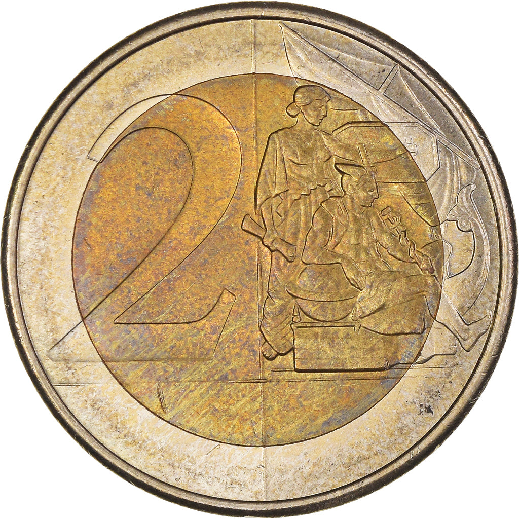 Gibraltar, Fantasy euro patterns, 2 Euro, 2004, TTB, Bimétallique