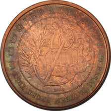 Gibraltar, Fantasy euro patterns, 5 Euro Cent, 2004, MS(63), Copper Plated Steel