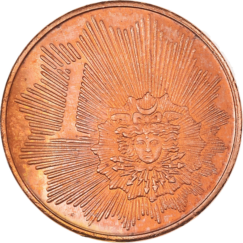 Gibraltar, Fantasy euro patterns, Euro Cent, 2004, MS(63), Copper Plated Steel