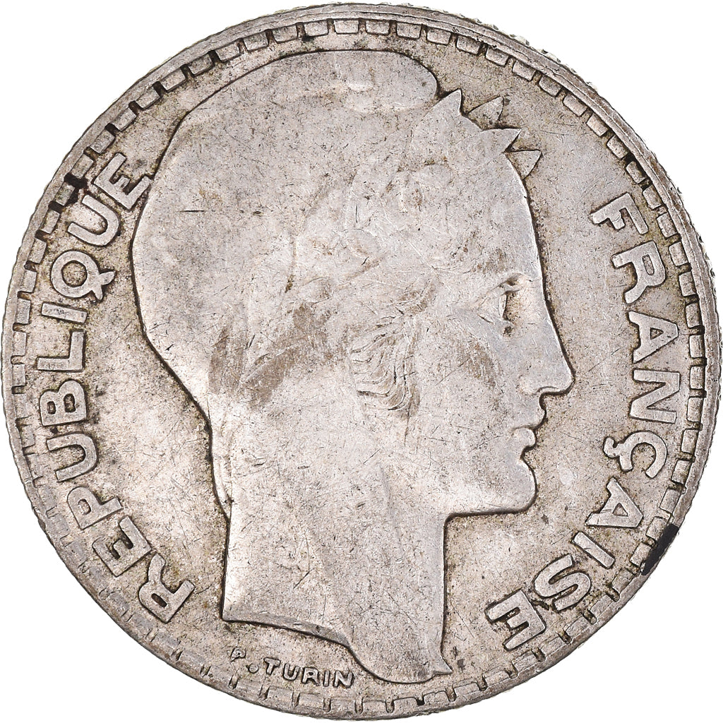 Coin, France, Turin, 10 Francs, 1934, Paris, EF(40-45), Silver, KM:878