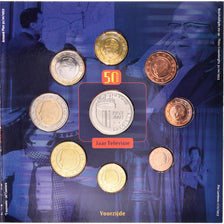 Belgique, Coffret, 2003, Bruxelles, 50 Ans de télévision, FDC