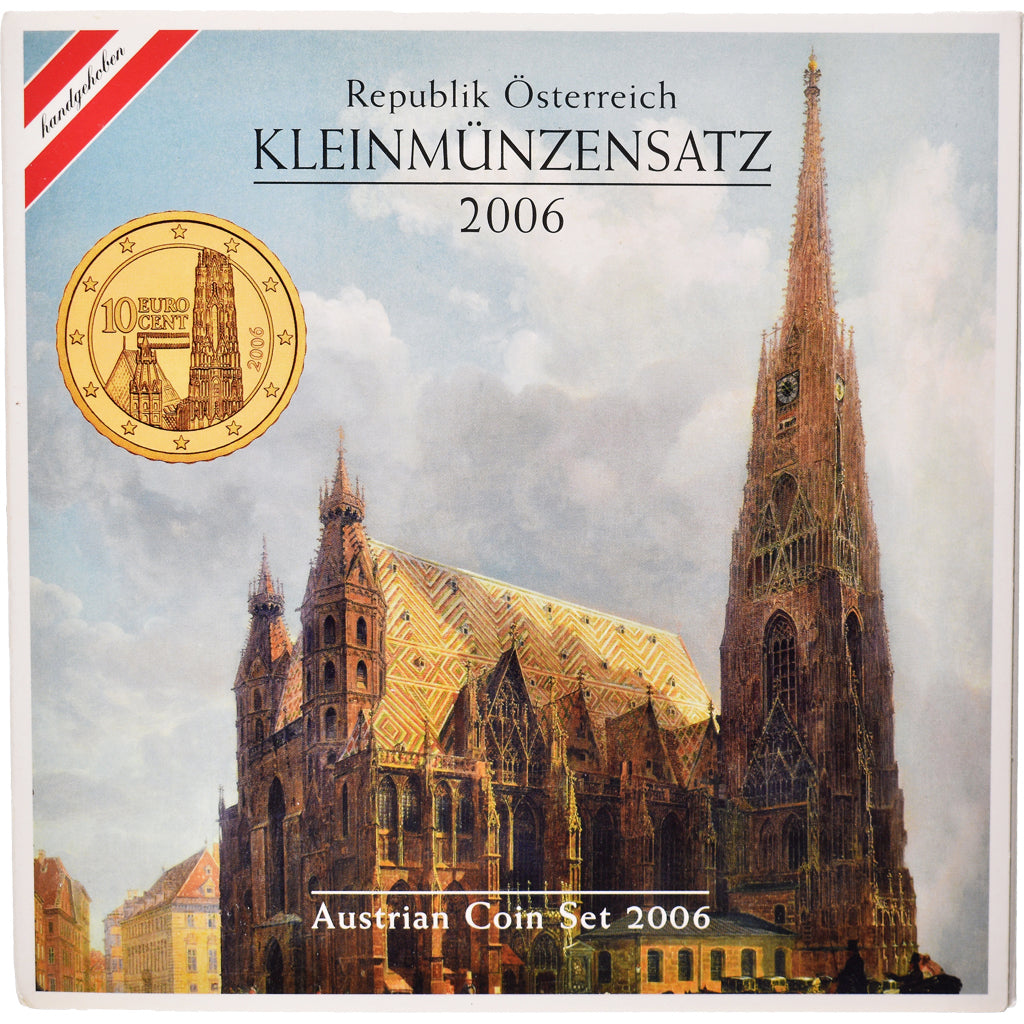 Áustria, Euro-Set, 2006, KLEINMUNZENSATZ., MS(65-70), N/D