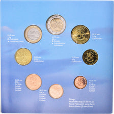 Finland, 1 Cent to 2 Euro, euro set, 2000, Mint of Finland, BU, MS(65-70)