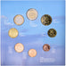 Finland, 1 Cent to 2 Euro, euro set, 2001, Mint of Finland, BU, MS(65-70)
