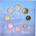 Finland, 1 Cent to 2 Euro, euro set, 1999, Mint of Finland, BU, MS(65-70)