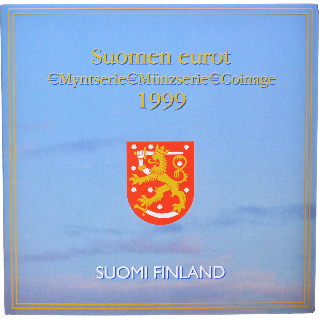 Finnland, 1 Cent to 2 Euro, euro set, 1999, Mint of Finland, BU, STGL