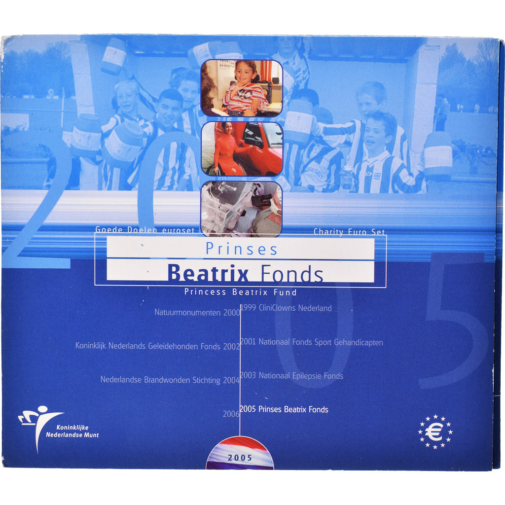 Netherlands, Euro-Set, 2005, Beatrix Fonds.BU, MS(65-70)