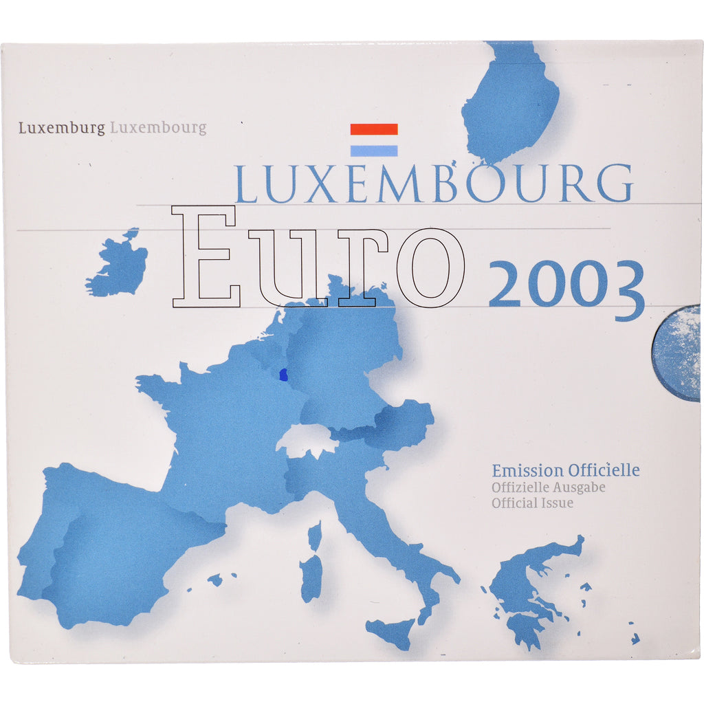 Luxemburgo, Euro-Set, 2003, Pont ADOLPHE.BU, FDC, Sin información