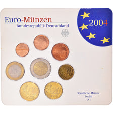 Germany, 1 Cent to 2 Euro, 2004, Berlin, Set Euro, MS(65-70)