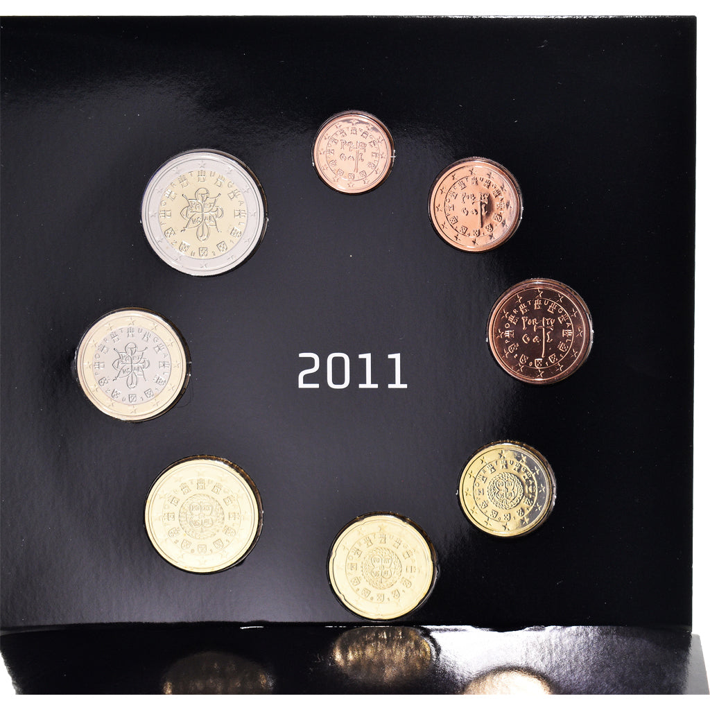 Portugal, Euro-Set, 2011, offizielle Serie Anual.BU, MS(65-70)