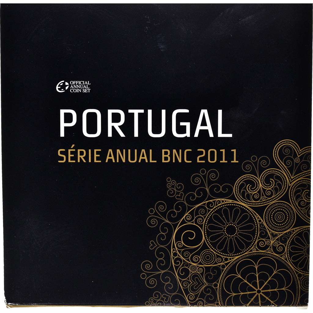 Portugal, Euro-Set, 2011, offizielle Serie Anual.BU, MS(65-70)