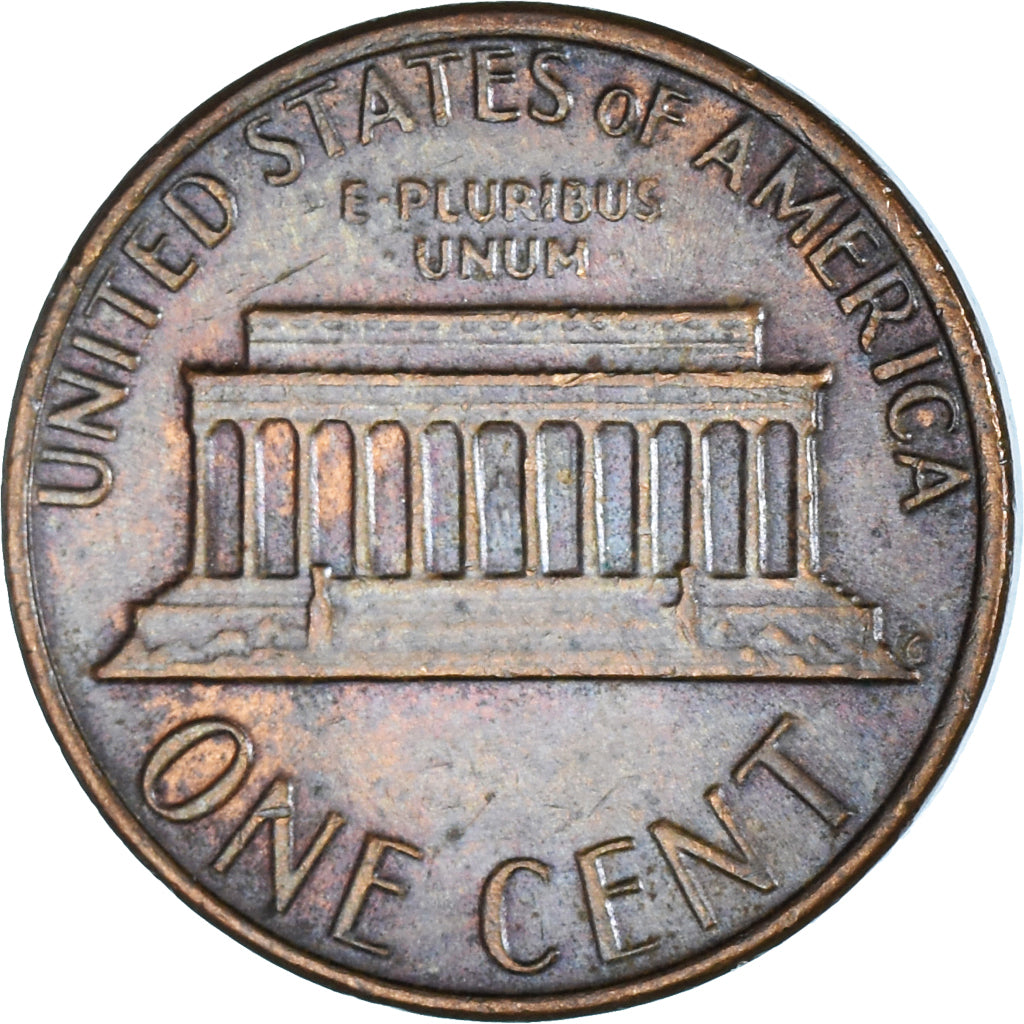 Monnaie, États-Unis, Lincoln Cent, Cent, 1980, U.S. Mint, Philadelphie, TB+