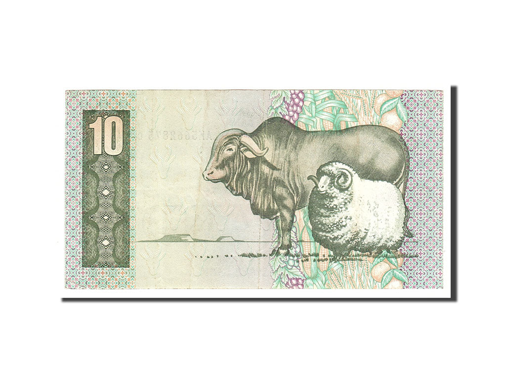 South Africa, 10 Rand, 1990, Undated, KM:120e, EF(40-45)