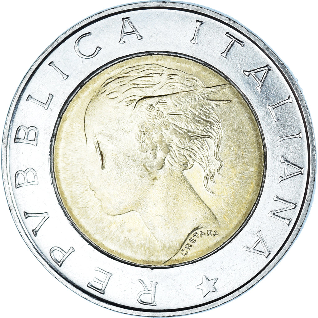 Coin, Italy, 500 Lire, 1998, F.A.O. - IFAD, EF(40-45), Bi-Metallic, KM:193